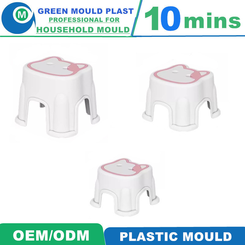 Plastic Injection Molding Chair Mould Factory in Taizhou China Stool Mold Armchair Mold Home Products