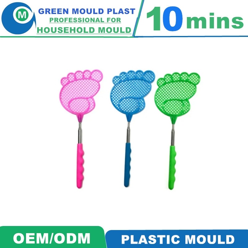 Plastic Injection Fly-Swatter Injection Plastic Mold/Plastic Injection Plastic Mould for Fly-Swatter