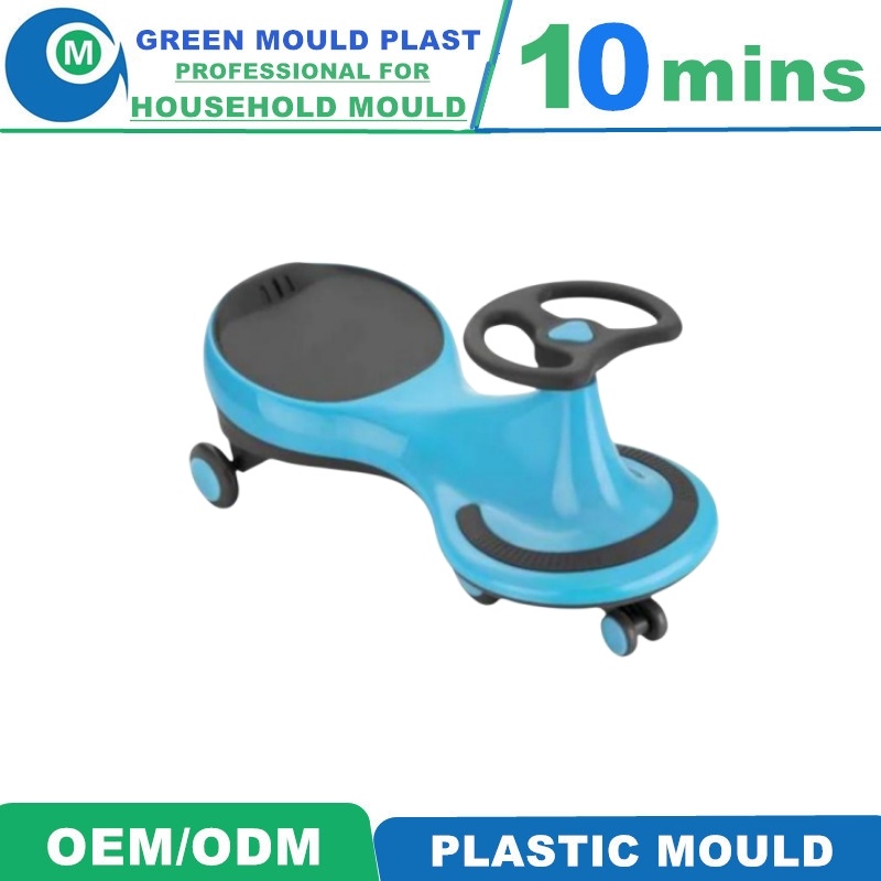 Popular Children′s Tile Car Swing Car Injection Plastic Mould Tool Shoop