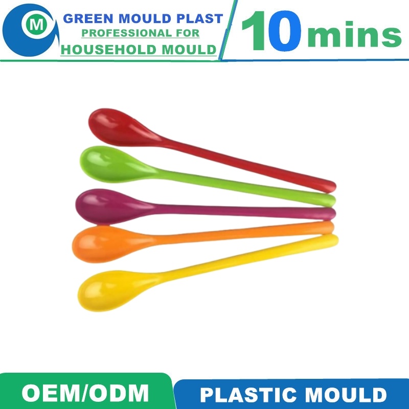 Factory Plastic Spoon Mould Disposable Spoon Mold Honey Spoon Mold Plastic Injection