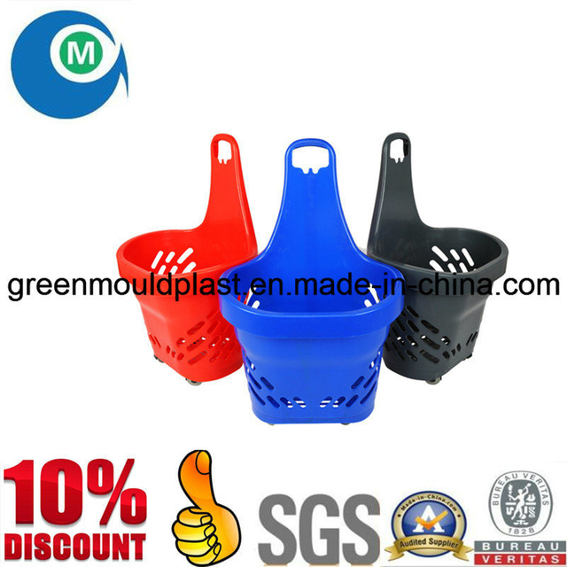 Daily Used Automatic Injection Supermarket Plastic Shopping Basket Mould