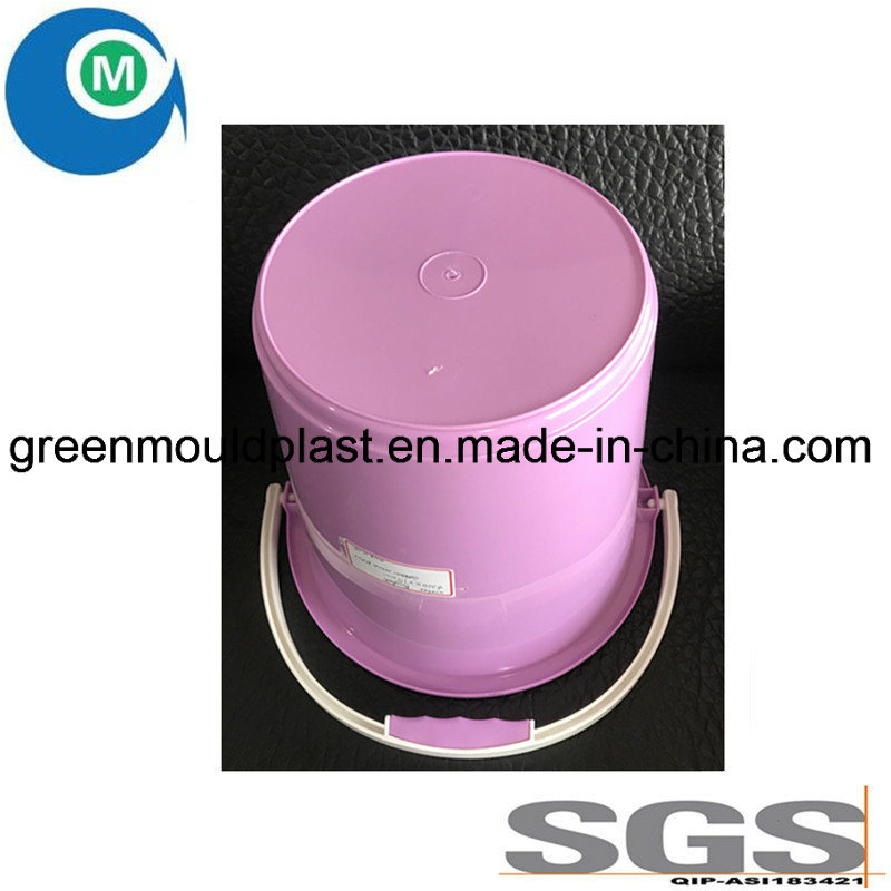 OEM Dia310*275mm Plastic Injection Water Bucket Mould with Lid