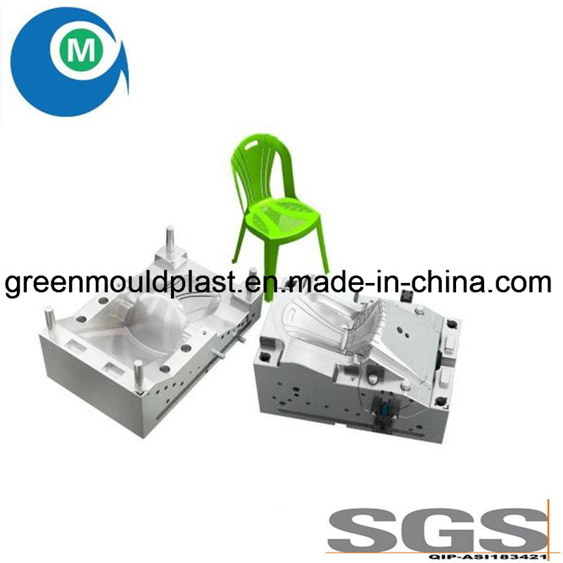 OEM Outdoor Plastic Injection Garden Chair Mould Without Armless