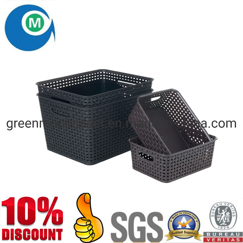 Professional Plastic Household Laundry Basket Injection Mould
