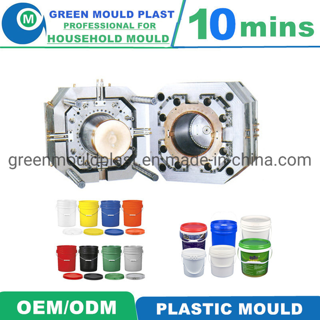 Taizhou 5L 10L 20L Gallon Plastic Painting Paint Bucket Mould, Paint Bucket Mould