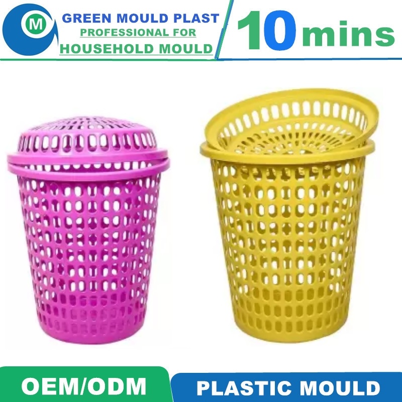 Household Injection Plastic Laundry Basket Mould Manufacturer