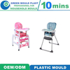 Taizhou Hot Sale Plastic Infant Dining Feeding Baby Chair Mould
