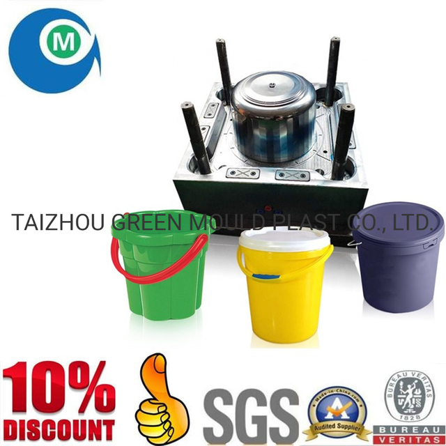 China New Design Precision CNC Plastic Bucket Injection Mould
