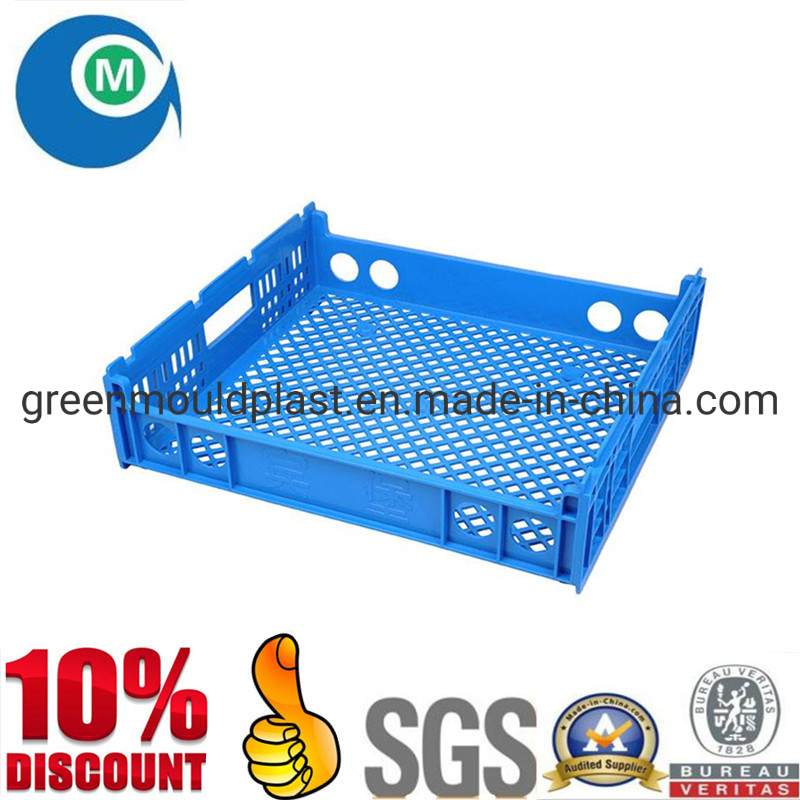 Plastic Turnover Box Mold Injection Folding Crate Mould