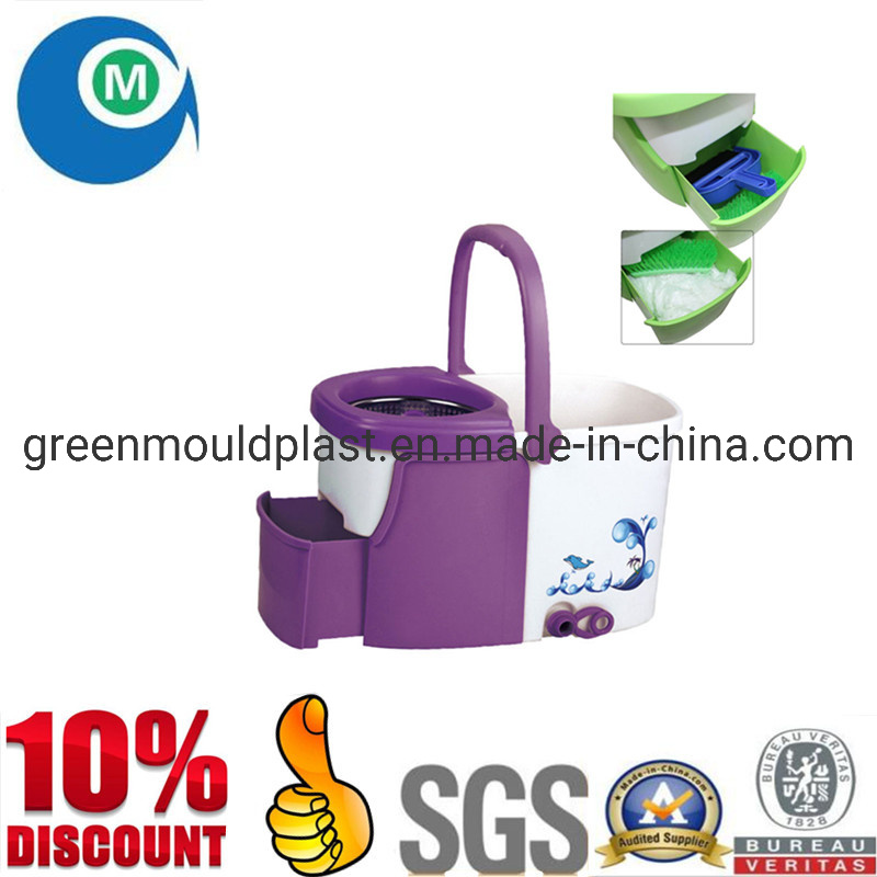 OEM 360 Degree Injection Plastic Foldable Mop Bucket Mould Taizhou