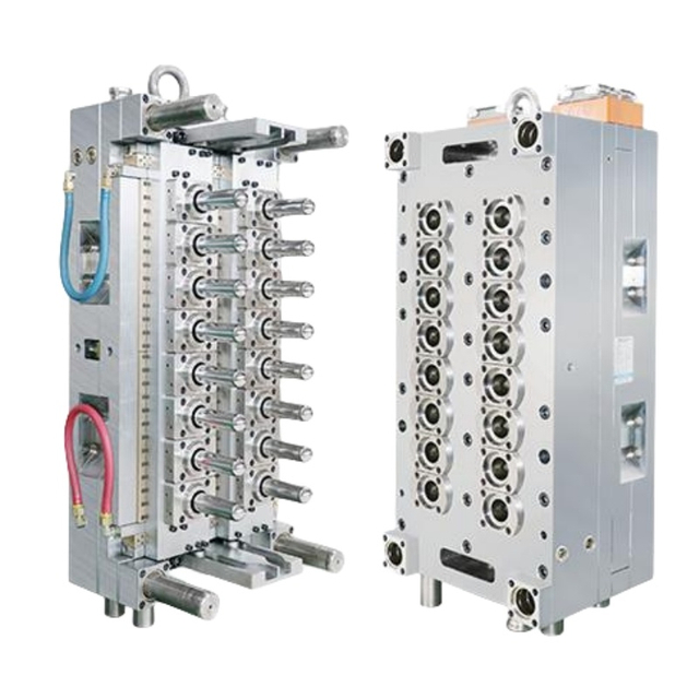 Multi Cavity Mineral Water Bottle Hot Runner Valve Gate Pet Preform Mould