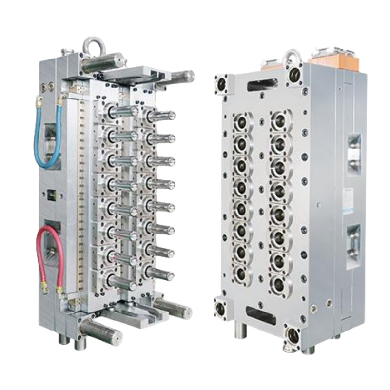 Multi Cavity Mineral Water Bottle Hot Runner Valve Gate Pet Preform Mould