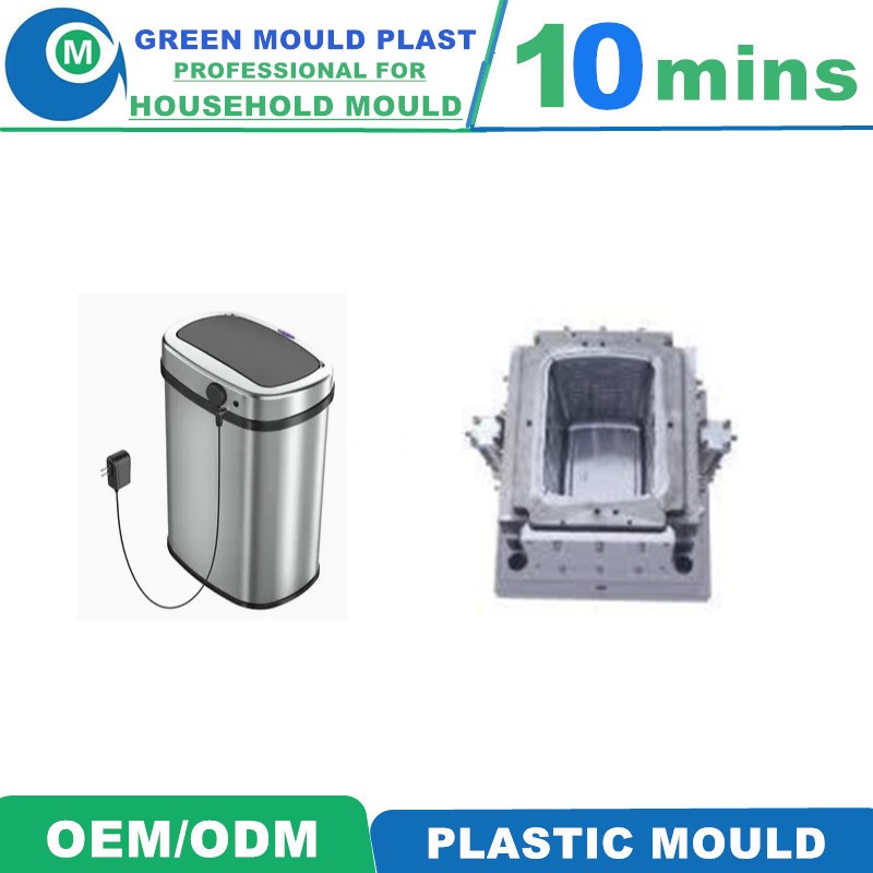 High Quality Injection Plastic Dustbin Mold,Plastic Household Mould