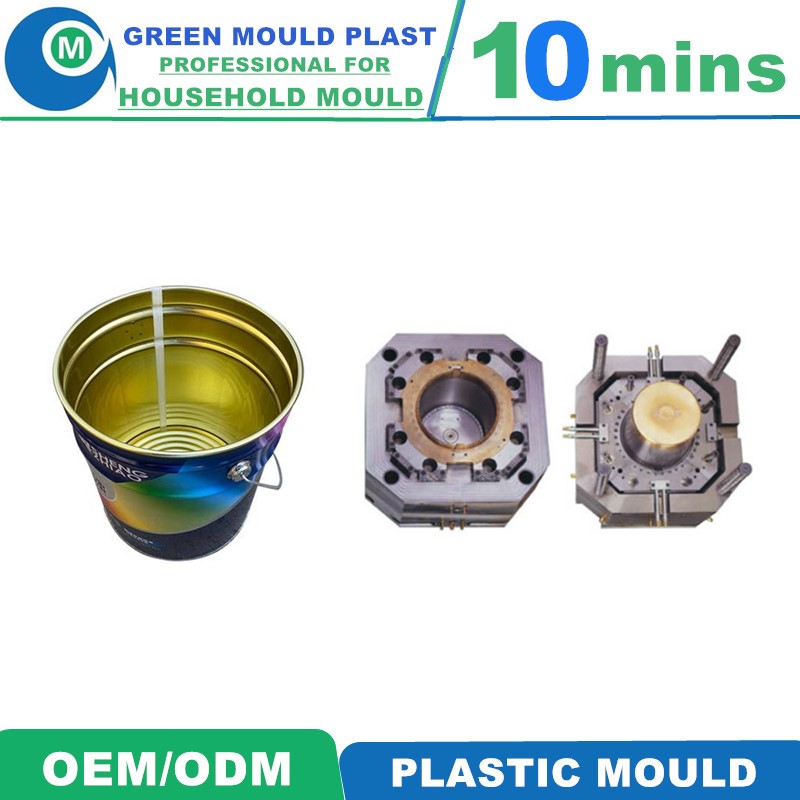 Superior Domestic Plastic Paint Bucket Molds In Assorted Styles