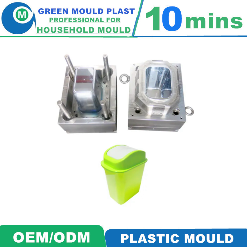 Various Styles of High-Grade International Plastic Trash Can Molds