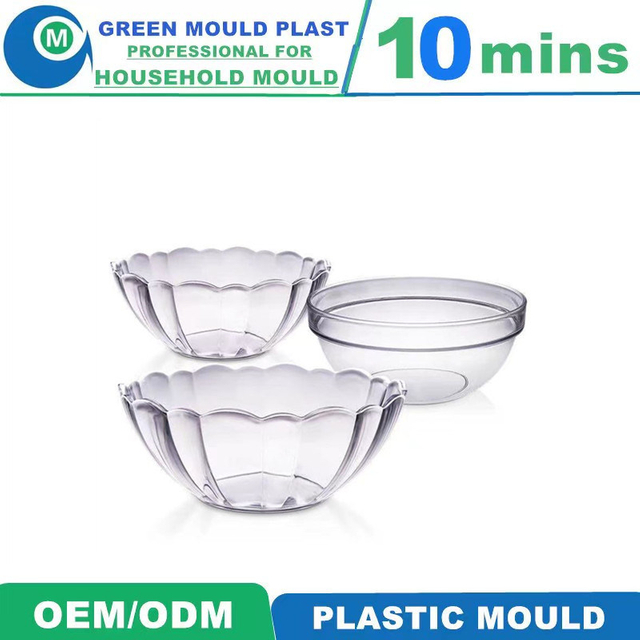Unbreakable Transparent Plates and Bowl Molds Mould