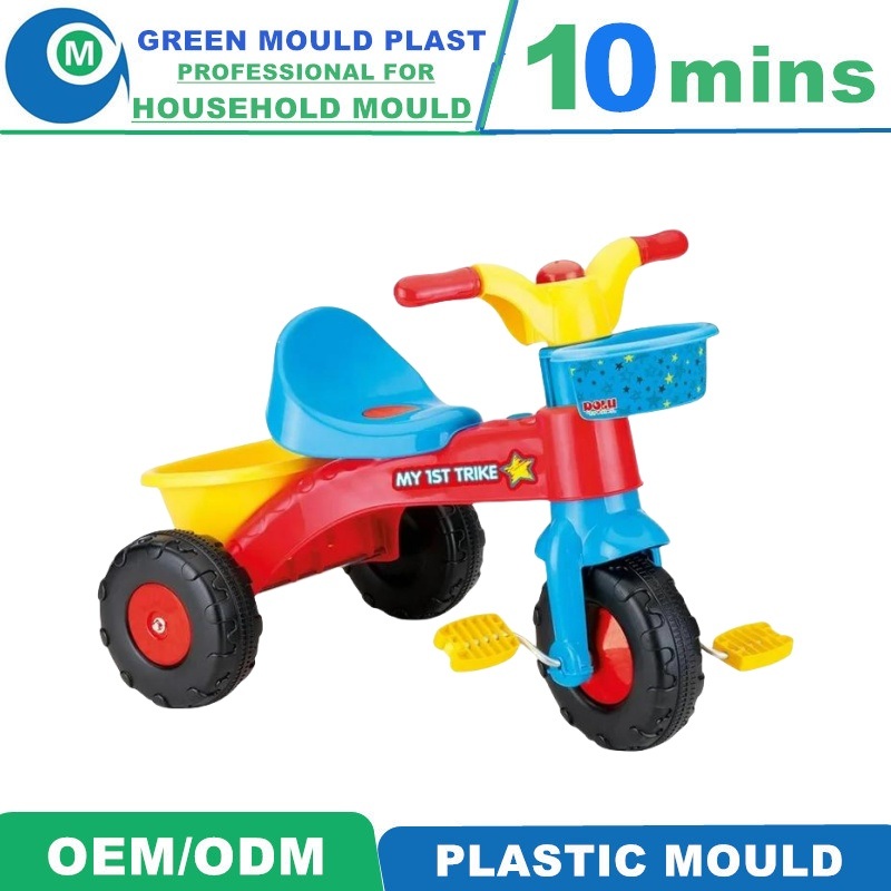 Customized Professional New Design Hot Sale High Quality Light Weight Kids Tricycle Mold Factory