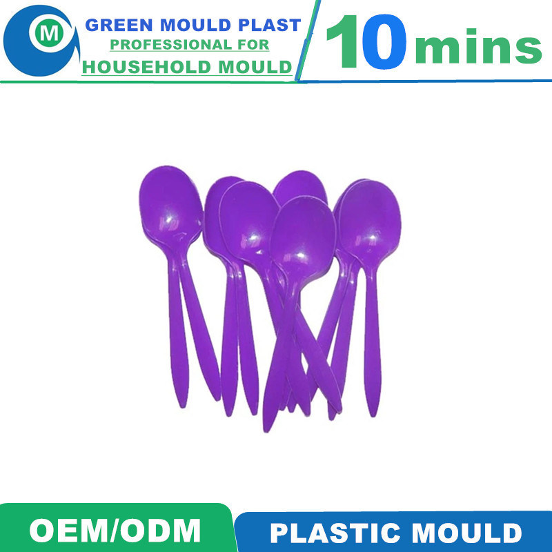 Cutlery Injection Mold Mould Supplier Newly Design Hot Runner Folding Cutlery Spoon Forks Knife Tool Plastic Injection Mold