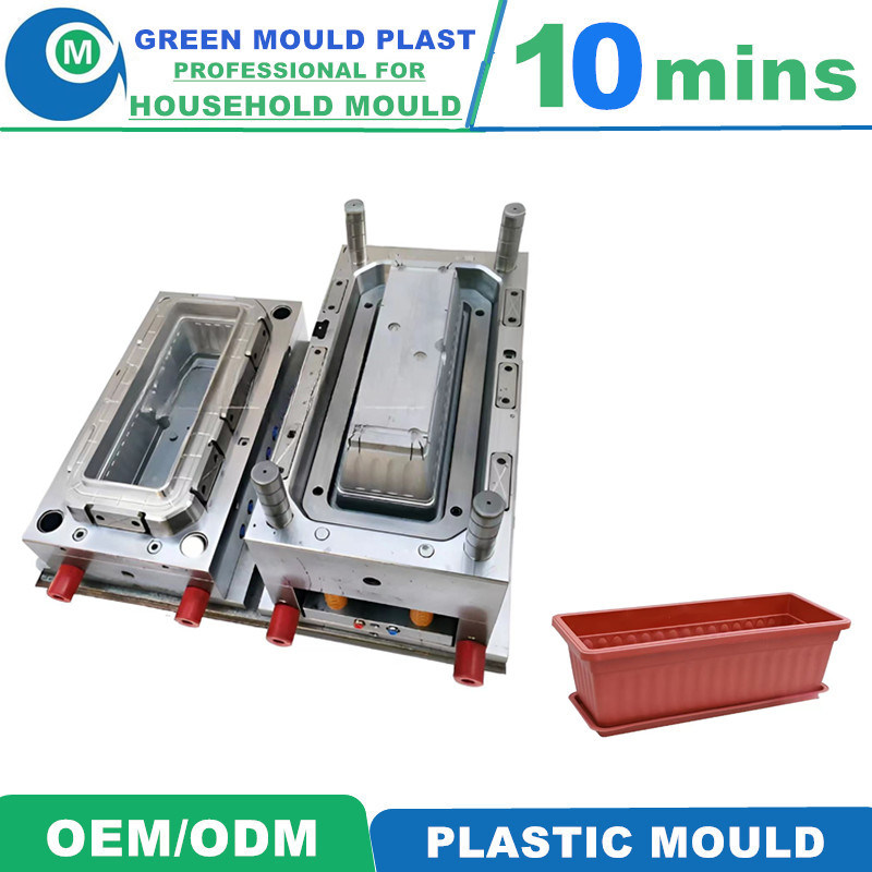 Plastic Flowerpot Mold Maker Flower Pot Injection Molding Taizhou Mould Factory