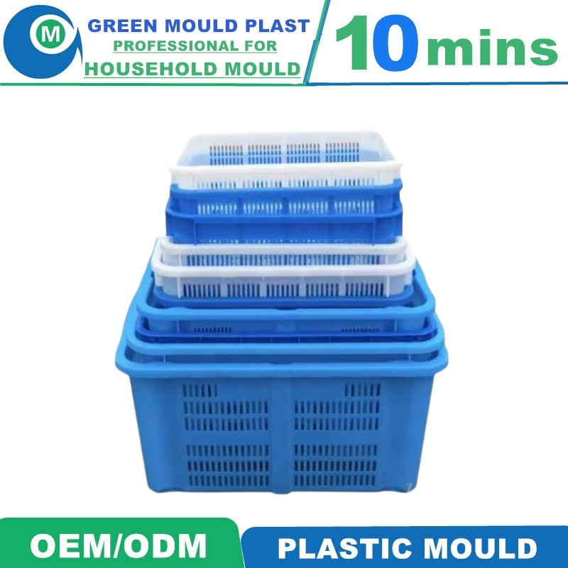 Taizhou Factory Price Latest New Model Customized Plastic Crate Mould