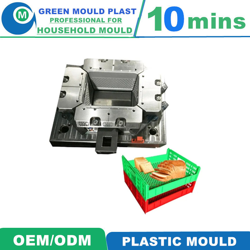 High Quality Mold Durable Professional Factory of Plastic Injection Bread Crate Moulding