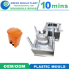 Used Garbage Basket Mould for Second Hand Plastic Dustbin Molds