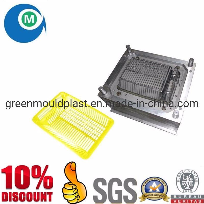 Daily Used Automatic Injection Supermarket Plastic Shopping Basket Mould