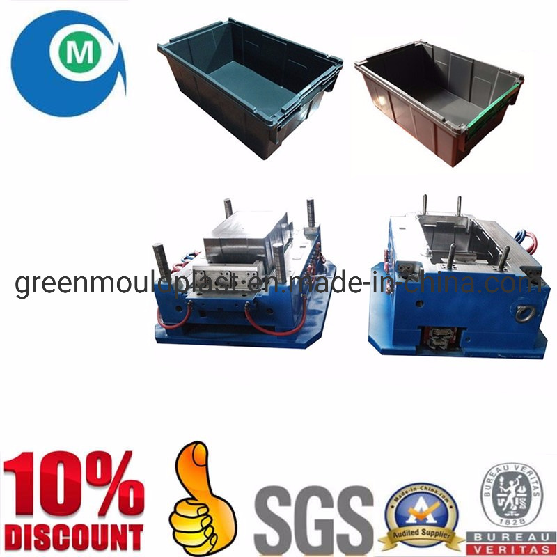 Injection Molding Companies Manufacturing Injection Fish Crate Mould/OEM Custom Design Injection Turnover