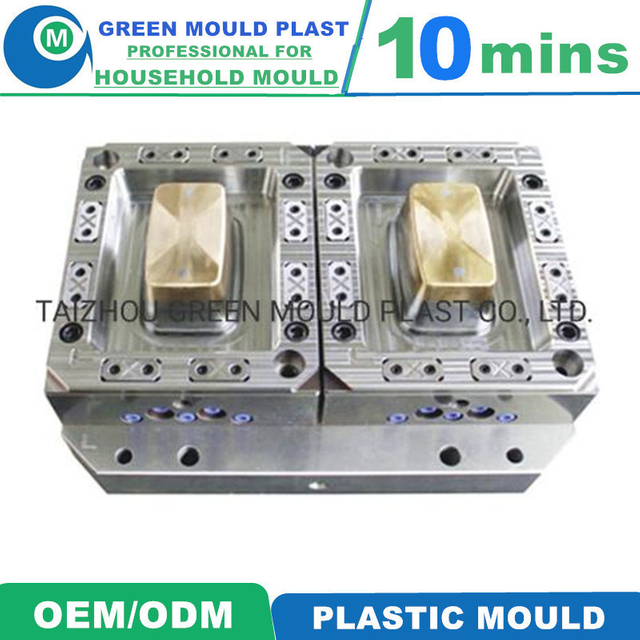 500ml 1L Ice Cream Yogurt Honey Plastic Iml Temper Evident Proof Thinwall Bucket Mould
