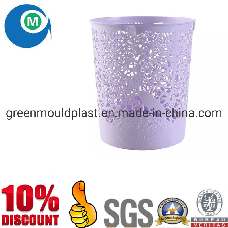 OEM Injection Plastic Mould 4 Slider Mould Structure Dustbin Mold
