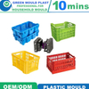 Supplier Secondhand Injection Plastic Crate Mould, Folding Crate Mould
