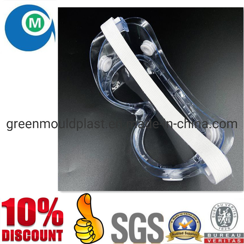 Injection Plastic PC Transparent Folding Glass Goggle Mould Have Stock