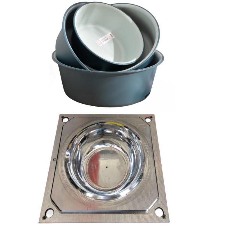 OEM ODM Custom Plastic Wash Basin Injection Molding Plastic Mould with 1 Cavity