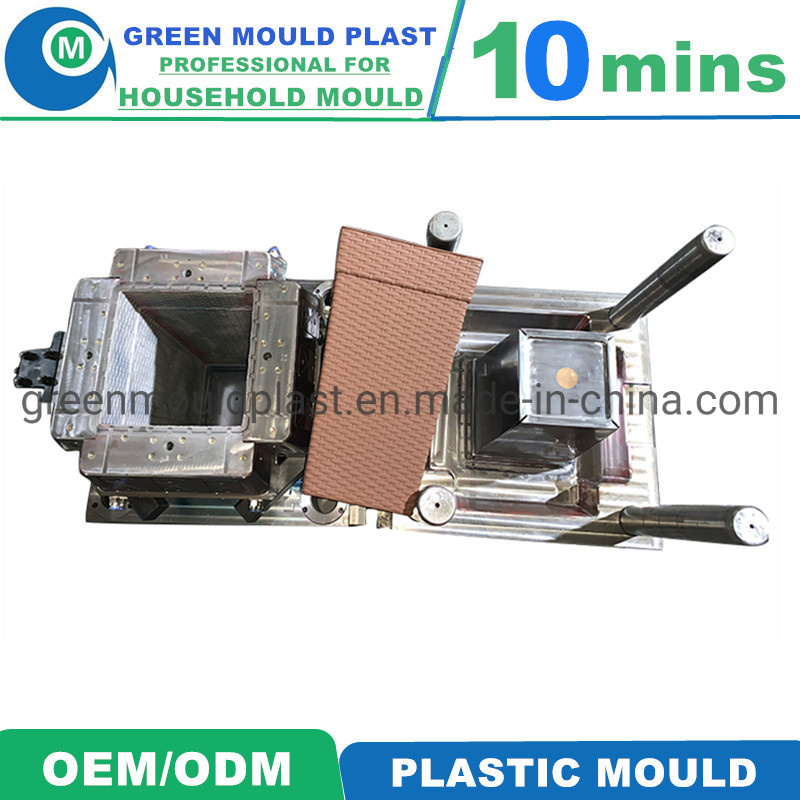 China Mould Factory Plastic Injection Rattan Flowerpot Mould Making