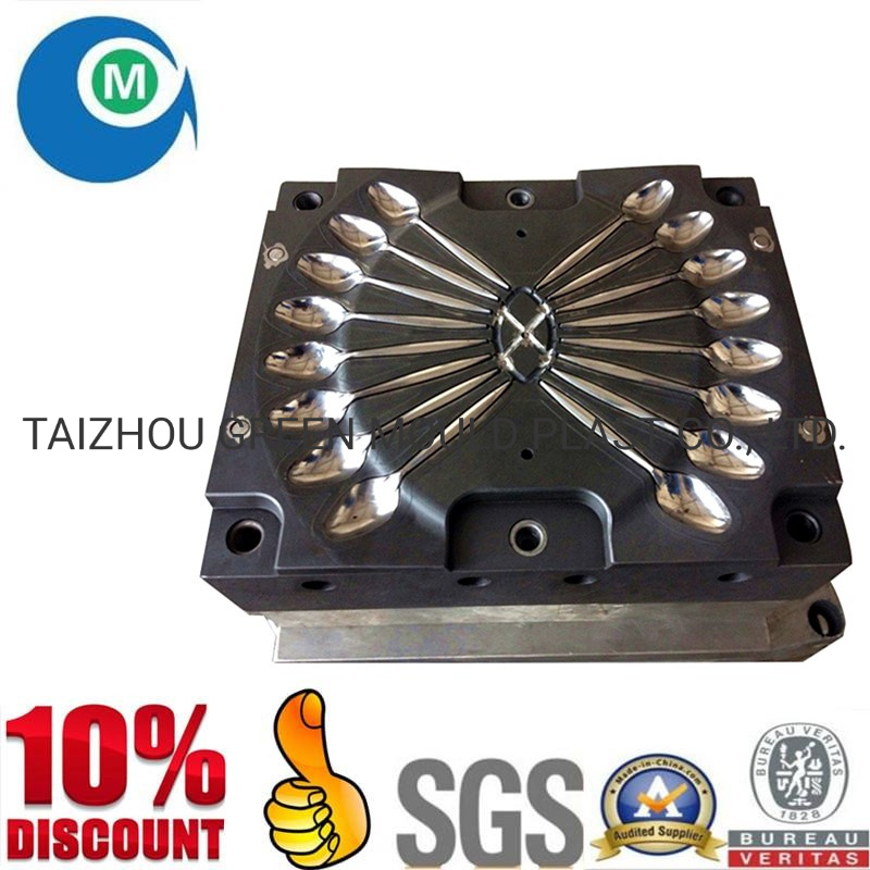 High Quality Chinese Style PS Material Disposable Plastic Small Spoon Mould