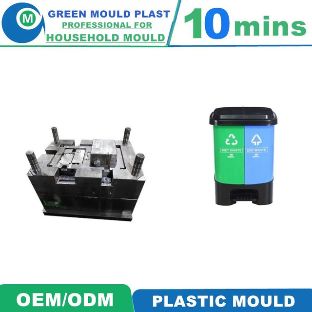 High Quality Good Design Plastic Recycle Dustbin Mould