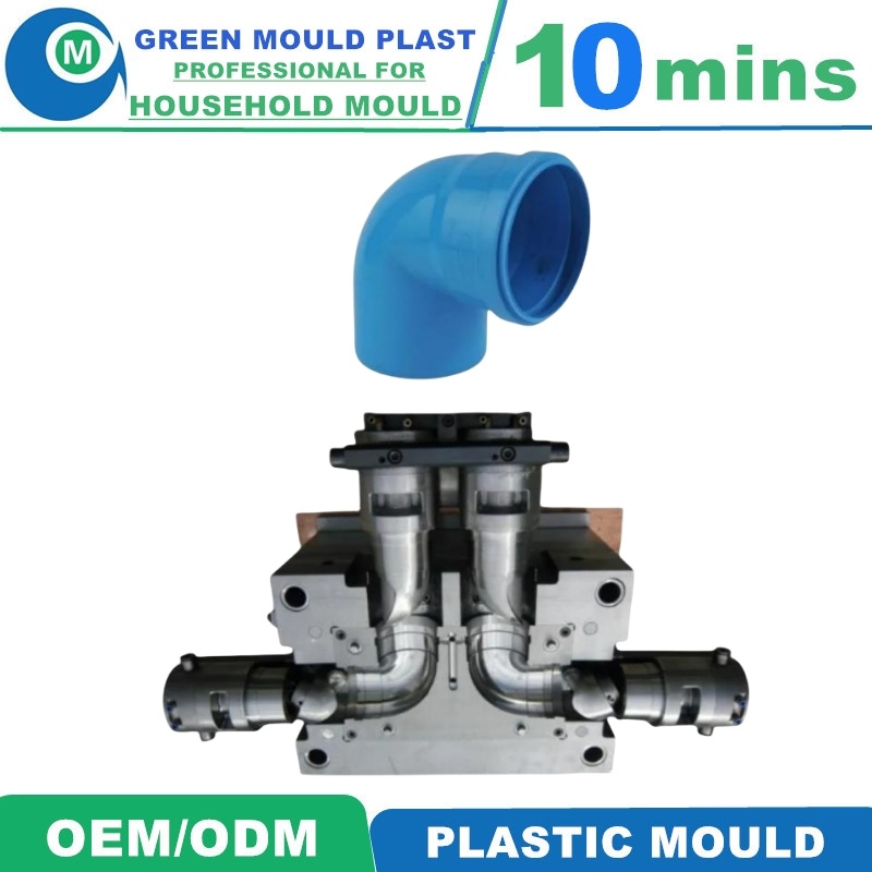 Hot Runner Plastic Injection Mold for PVC Pipe Fitting Mould Plastic Making