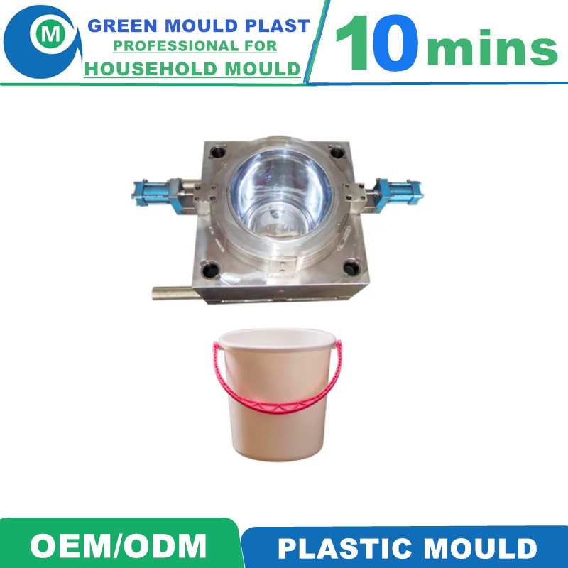 Top Quality Domestic Plastic Water Bucket Molds With Multiple Styles