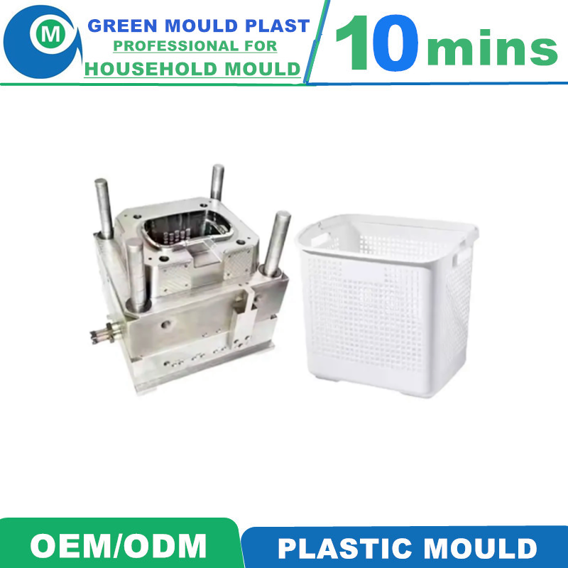 High Grade Domestic Plastic Washing Cloth Basket Molds With Diverse Styles