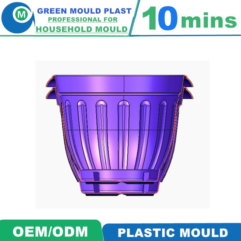 Various Styles of High Quality International Precision Plastic Flowerpot Molds
