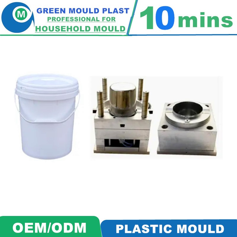 Various Styles of High Quality International Precision Plastic Paint Bucket Molds