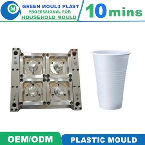 Multi Cavity Hot Runner Food Grade PP Disposable Plastic Water Cup Injection Mould
