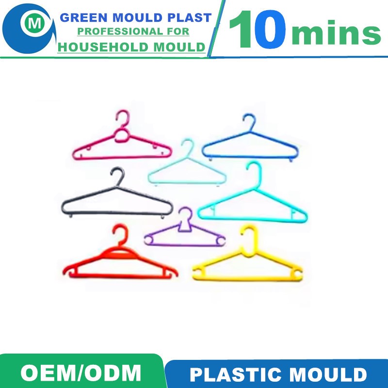 Multi Cavity Hot Runner PP Plastic Clothes Hanger Garment Hanger Injection Mould
