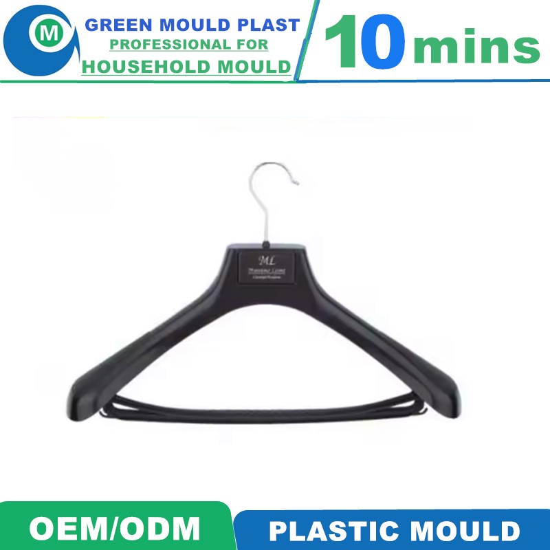 Multi Cavity Hot Runner PP Plastic Clothes Hanger Garment Hanger Injection Mould