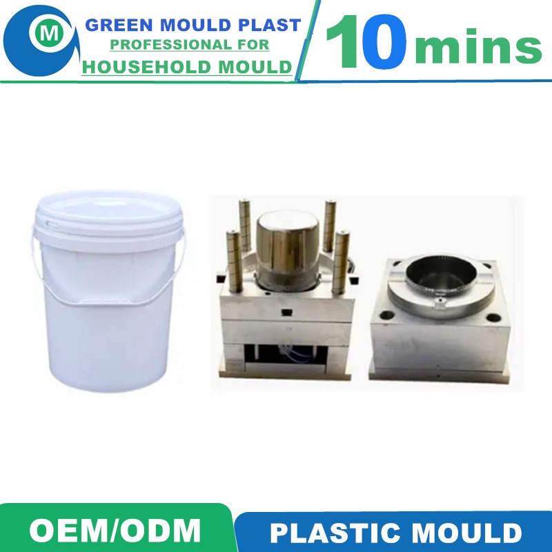 Various Styles of High Quality International Precision Plastic Paint Bucket Molds