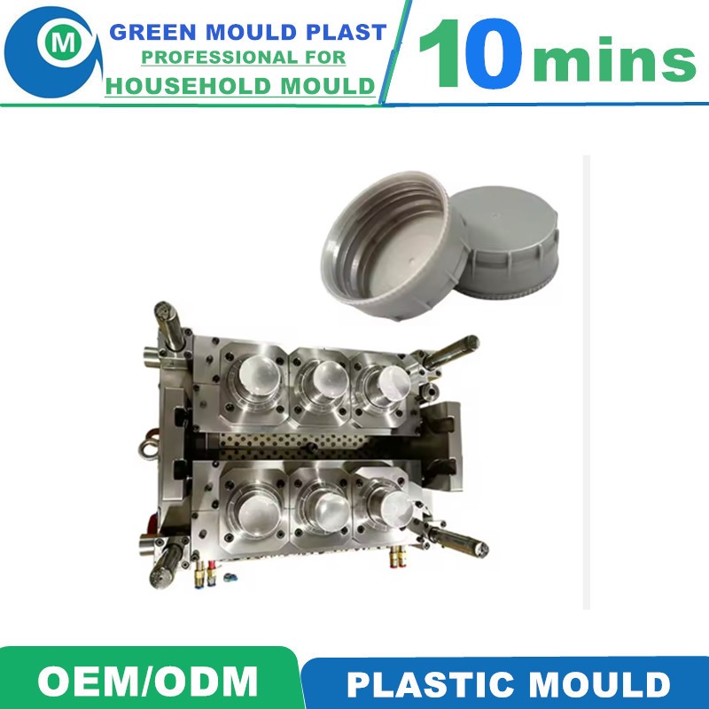 Multi Cavity Hot Runner PP Plastic Screw Bottle Cap Closure Injection Mould