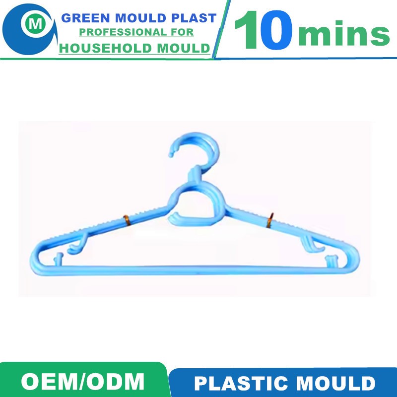 Multi Cavity Hot Runner PP Plastic Clothes Hanger Garment Hanger Injection Mould